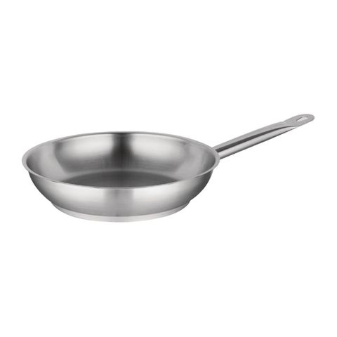 VOGUE STAINLESS STEEL FRYPAN 200MM DIA - INDUCTION COMPATIBLE ( M924 ) - EACH