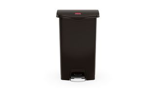 RUBBERMAID 68L SLIM JIM RESIN STEP-ON FRONT STEP CONTAINER  / BIN - BLACK ( R1883613 ) -EACH