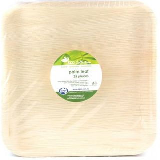 ALPEN ECO COLLECTION PALM LEAF PLATE SQUARE FLAT 250 x 250MM ( 10" ) ( 461130 ) - 100-CTN