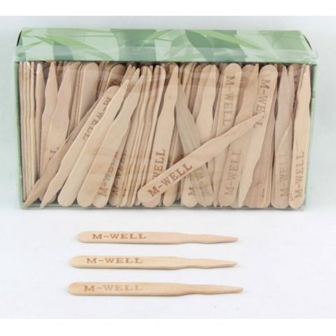 ALPEN WOODEN STEAK MARKER PADDLE 9CM - MEDIUM WELL - 460494 - 500 - PACK