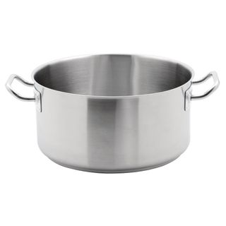 VOGUE STAINLESS STEEL STEW PAN / POT 12.5L - 320MM DIA x 160MM H ( M942 ) - EACH