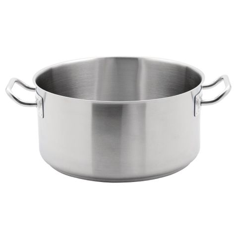 VOGUE STAINLESS STEEL STEW PAN / POT 12.5L - 320MM DIA x 160MM H ( M942 ) - EACH