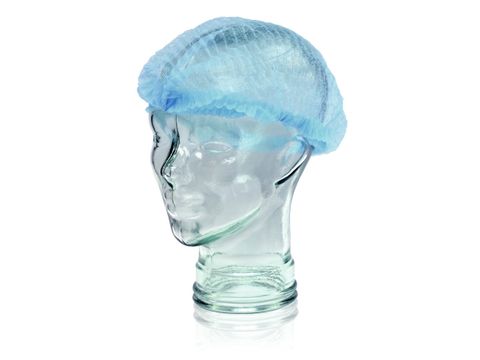 MEDICOM PP CLIP CAP / CRIMPED BERET 21" - BLUE ( MED008044B ) - 1000 - CTN