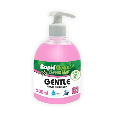 Rapid Clean GENTLE PINK Liquid Hand Soap - 500ml -12-CTN