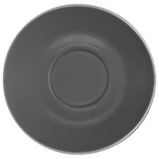 OLYMPIA CAFE SAUCER 158MM DIA - CHARCOAL ( GL049 ) - 12 - CARTON