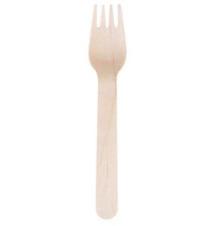 ONE TREE - WOODEN FORKS - 100 - PKT