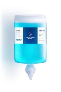Clean Plus Hand Wash Foam ( Blue ) 1L Pods -6 - CTN