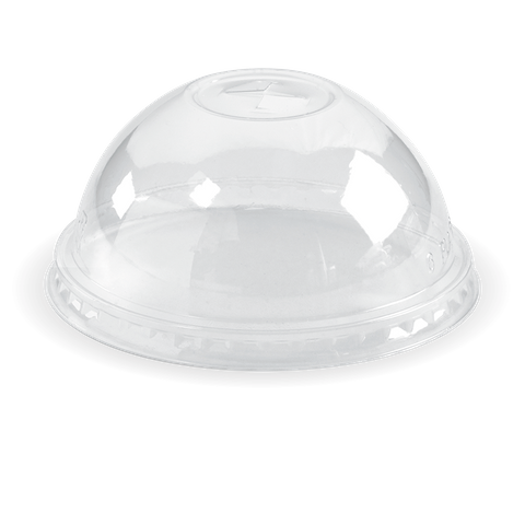 BIOPAK 300 - 700ml cup dome LID with X slot - clear - 1000 - ( C-96D(X) ) - CTN ( 100 / SLV )