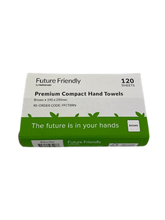 FUTURE FRIENDLY KRAFT PREMIUM COMPACT HAND TOWEL - 120- SLV
