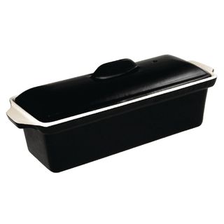 VOGUE BLACK CAST IRON PATE TERRINE MOULD 1.7L - 110mm H x 340mm W x 105mm D (U560 ) - EACH