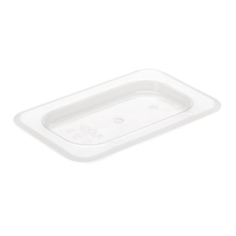 VOGUE CLEAR POLYCARBONATE 1/9 SIZE GASTRONORM LID - U249 - EACH