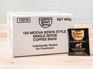 ROBERT TIMMS MOCHA KENYA COFFEE BAGS - 100 - CTN