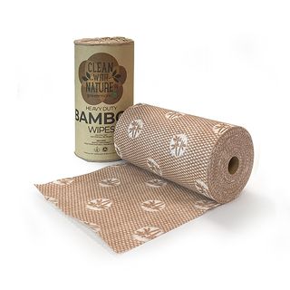 GREENMARK HEAVY DUTY BAMBOO WIPES - BROWN ( COFFEE ) - 45MTR - 300 x 500MM - 90 SHEETS - 6 - CTN ( BWBR )