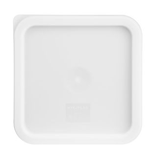 HYGIPLAS WHITE SQUARE LID - MEDIUM - TO SUIT STORAGE CONTAINER 5.5L - 7L - 17mm (H) x 231mm (W) x 231mm (D) ( CF050 ) - EACH