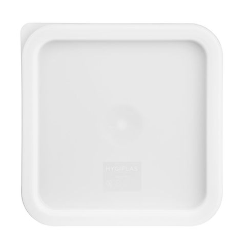 HYGIPLAS WHITE SQUARE LID - MEDIUM - TO SUIT STORAGE CONTAINER 5.5L - 7L - 17mm (H) x 231mm (W) x 231mm (D) ( CF050 ) - EACH