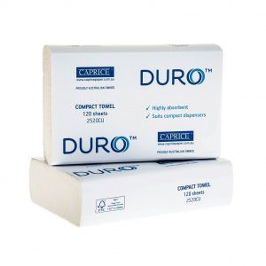 CAPRICE DURO COMPACT HAND TOWELS - (2520CU) - 120 - SLV