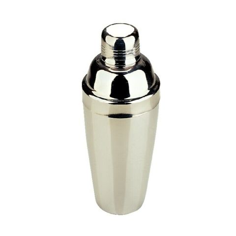OLYMPIA COBBLER COCKTAIL SHAKER 3 PIECE - 780ML STAINLESS STEEL - C581 - EACH