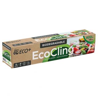 ECOCLING ECO+ BIODEGRADABLE CLING WRAP DISPENSER - 45CM X 600M - 93-EC45W - ROLL