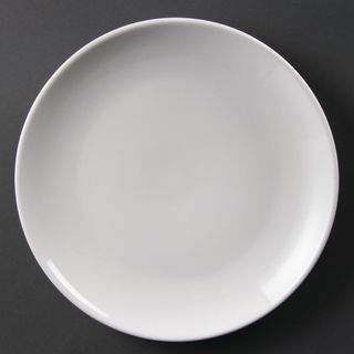 OLYMPIA WHITEWARE COUPE PLATES 250MM ( U079 ) - 12 - CTN