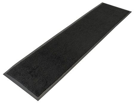 BAR RUNNER - BLACK - 900mm x 250mm - NITRILE RUBBER BACKING - BR925BLK - EACH