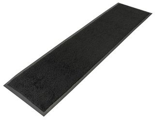 BAR RUNNER - BLACK - 1500mm x 250mm - NITRILE RUBBER BACKING - BR1525BLK - EACH