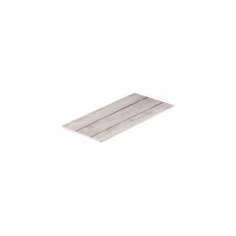 TRENTON RYNER MELAMINE DISPLAY SERVE RECTANGULAR PLATTER - WHITEWASH - 325MM X 175MM - 91870 - 6 - CTN