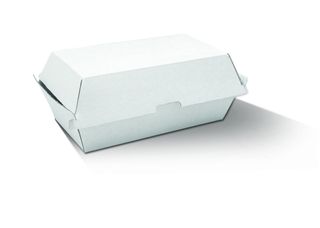GREENMARK SNACK BOX REGULAR - PLAIN WHITE 176 x 91 x 85mm - WCB6 - 200 - CTN