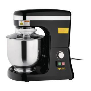 APURO PLANETARY MIXER - BLACK - 7L STAINLESS STEEL BOWL - CP921-A - EACH