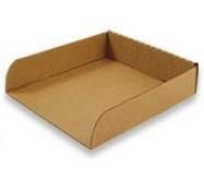 9" SLICED PIZZA TRAY - BROWN - 50 - PKT
