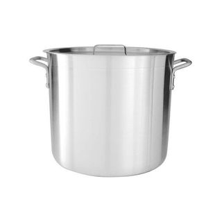 CATERCHEF STOCKPOT 90LTR 4MM ALUMINIUM WITH COVER - 61490 - EACH