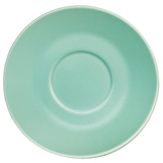 OLYMPIA CAFE SAUCER 158MM DIA - AQUA ( GL464 ) - 12 - CARTON