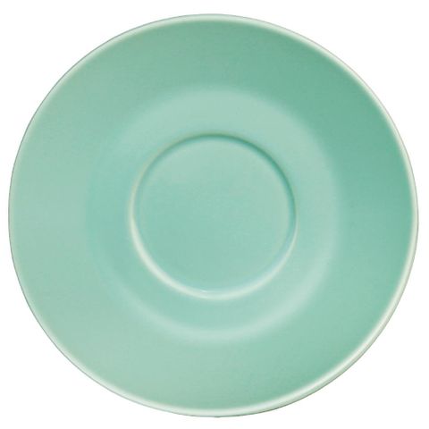 OLYMPIA CAFE SAUCER 158MM DIA - AQUA ( GL464 ) - 12 - CARTON