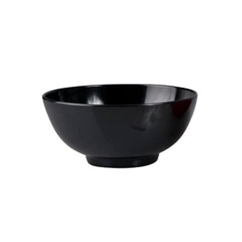 RYNER MELAMINE NOODLE BOWL - BLACK - 110MM DIA & CAPACITY 300ML - 91240-BK - 12 - CTN