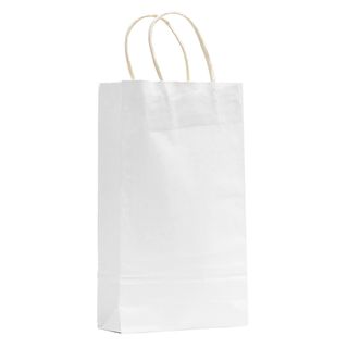 Future Friendly White Baby Paper Bag Twisted Handle (265x150+60) - WKPT265 - 50 - SLV