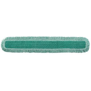 RUBBERMAID HYGEN MICROFIBRE FRINGED DUST MOP " REFILL " GREEN - 121.9cm ( FGQ44900GR00 ) - 6 - CARTON