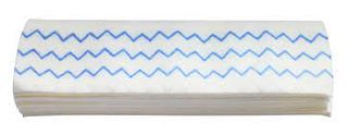 RUBBERMAID HYGEN DISPOSABLE MICROFIBRE MOP PAD BLUE - 150 / PACK - 2135890 - PACK