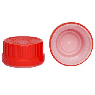 38MM RED ARCO3 CR PUSH DOWN CAP - EACH