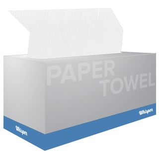 WHISPER PREMIUM POP-UP HAND TOWEL - 3812 - 2 PLY 150 SHEET - 12 PACKS - CTN