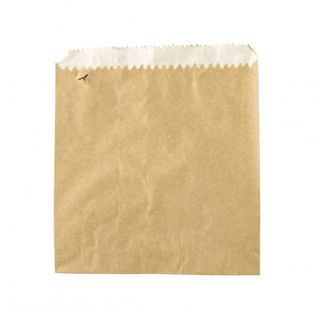 3F BROWN GREASE PROOF LINED BAG 235 X 200MM - 500 - PKT