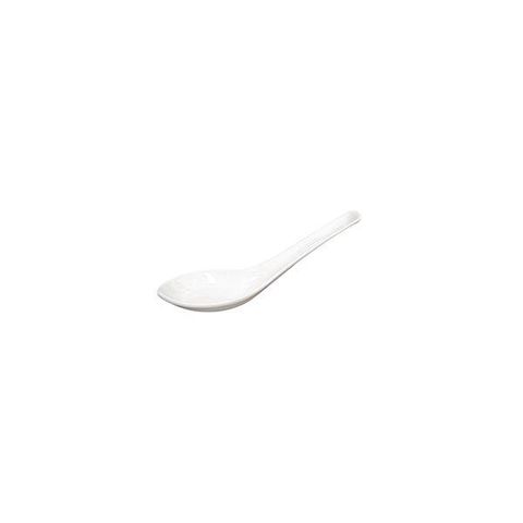 TRENTON BASICS WHITE PORCELAIN CHINESE SPOON - 140MM L - ( 981904 ) - 48 - CTN