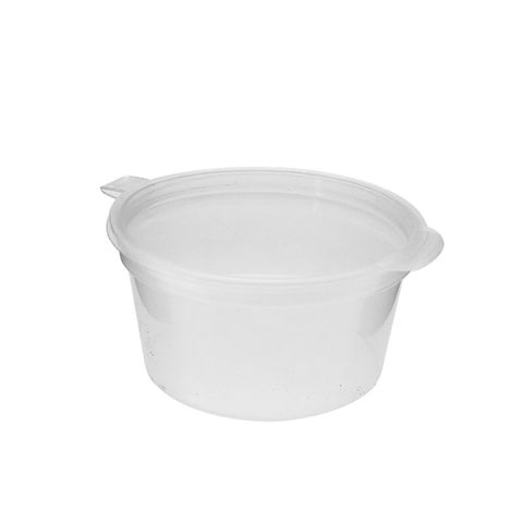 28ML ( 1OZ ) PP SAUCE CONTAINER WITH HINGED LID - TC15HL-C - 1000 - CTN