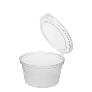 45ML ( 1.5OZ ) PP SAUCE CONTAINER WITH HINGED LID - 1000 - CTN