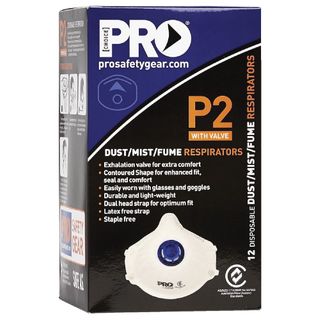 PRO CHOICE P2 DUST, MIST & FUME RESPIRATORS / MASK WITH VALVE ( PC321 ) - EACH