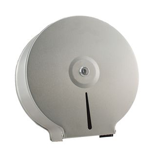 STAINLESS STEEL SINGLE JUMBO TOILET ROLL DISPENSER - DC5973 - EACH