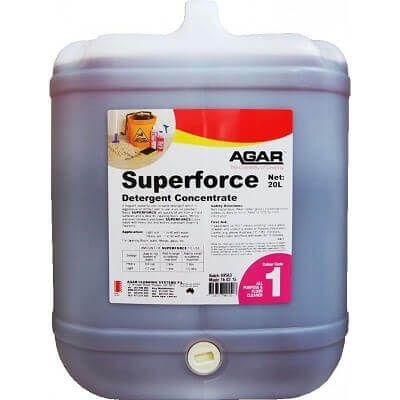 AGAR SUPERFORCE HEAVY DUTY CLEANER, SANITISER & DEODORANT - 20L