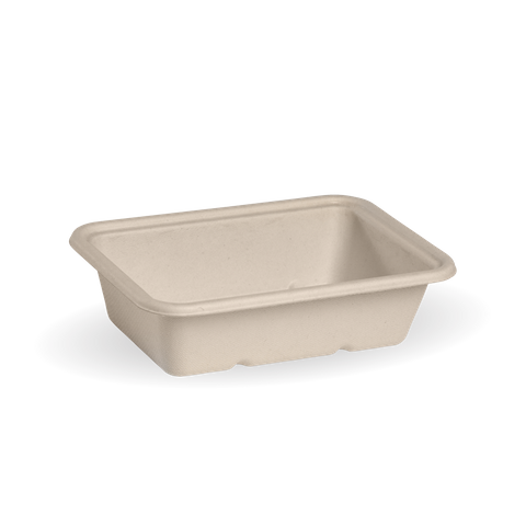 BIOPAK 600ml BIOCANE BASE - 180x124x50mm - Natural - 125 - SLV ( B-LB-600-N )