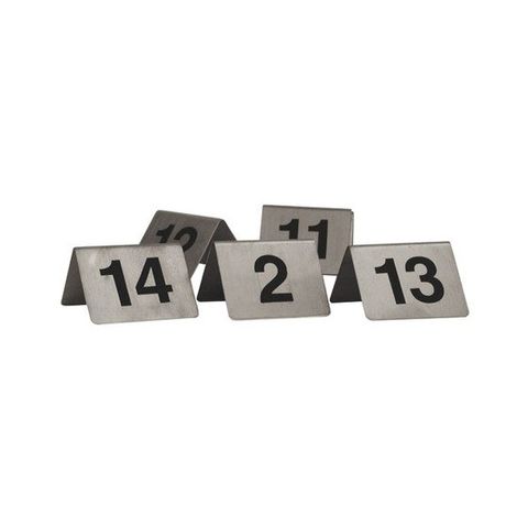 TRENTON TABLE NUMBER S/STEEL A-FRAME 50X50MM - 57830 - SET 21-30 - SET