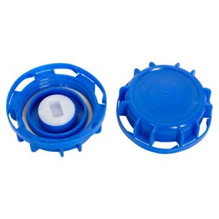 58MM LID / CAP - SKY BLUE - VENTED - EACH