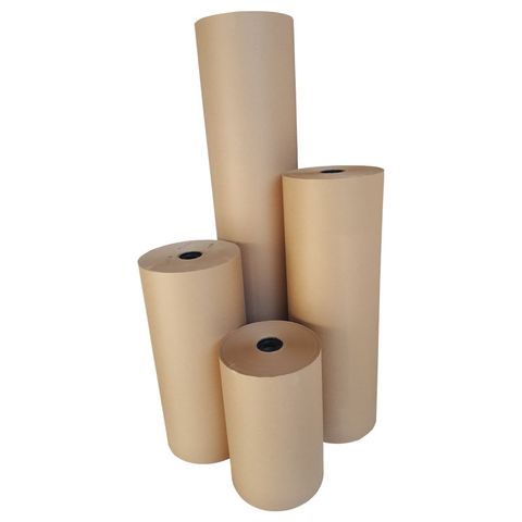 BROWN KRAFT COUNTER ROLL 450mm WIDE x 235mtr L x 25mm CORE - 85GSM - ROLL