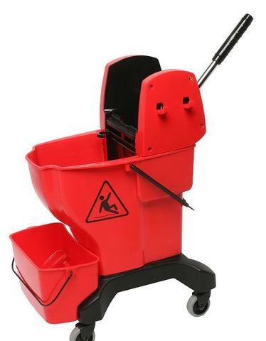 EDCO ENDURO PRESS WRINGER & BUCKET COMPLETE - RED - 29102 - EACH